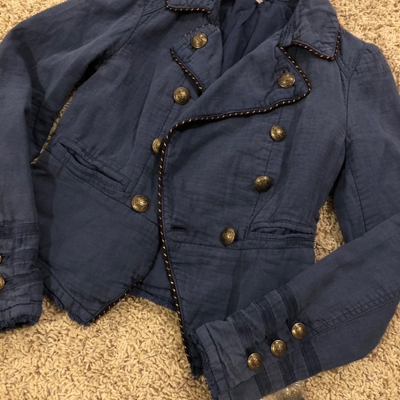 Free People Night Sky Military Cadet blazer - Picture 2 of 3